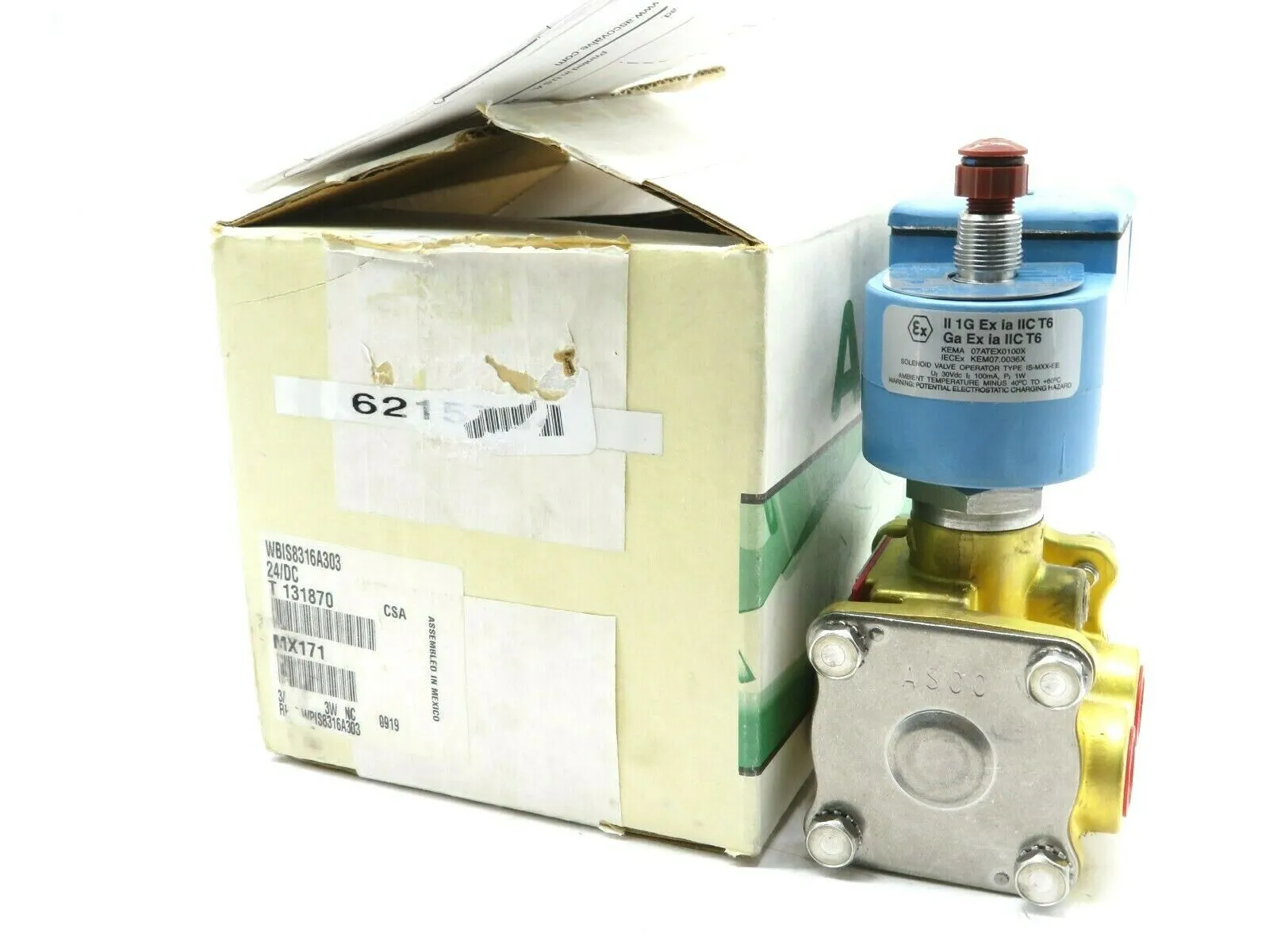 NEW ASCO WBIS8316A303 VALVE
