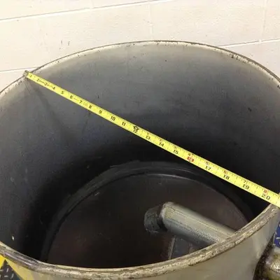USED METAL FABRICATOR HOPPER222