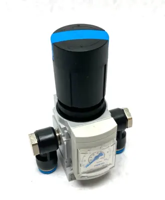 USED FESTO PRESSURE REGULATOR 1/4" PORTS MS4-LR-1/4-D6-AS
