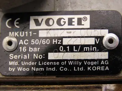 Used VOGEL _UNKNOWN_ Hydraulic Pumps Indiana US | Arrow Industrial #1408482