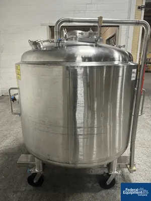 USED Precision 1,200 Liter Precision Stainless Reactor, 316L S/S, 45/100#