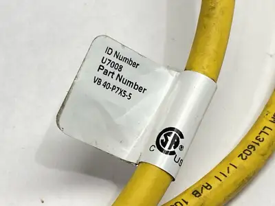 VB 40-P7X5-5 | Turck  4-Port Junction Box Female M12 5-Pin U7008 CUT CORD - Used