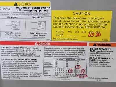 Used AMETEK 900EC3-24DP Battery Chargers British Columbia CA | Lenmark #238398