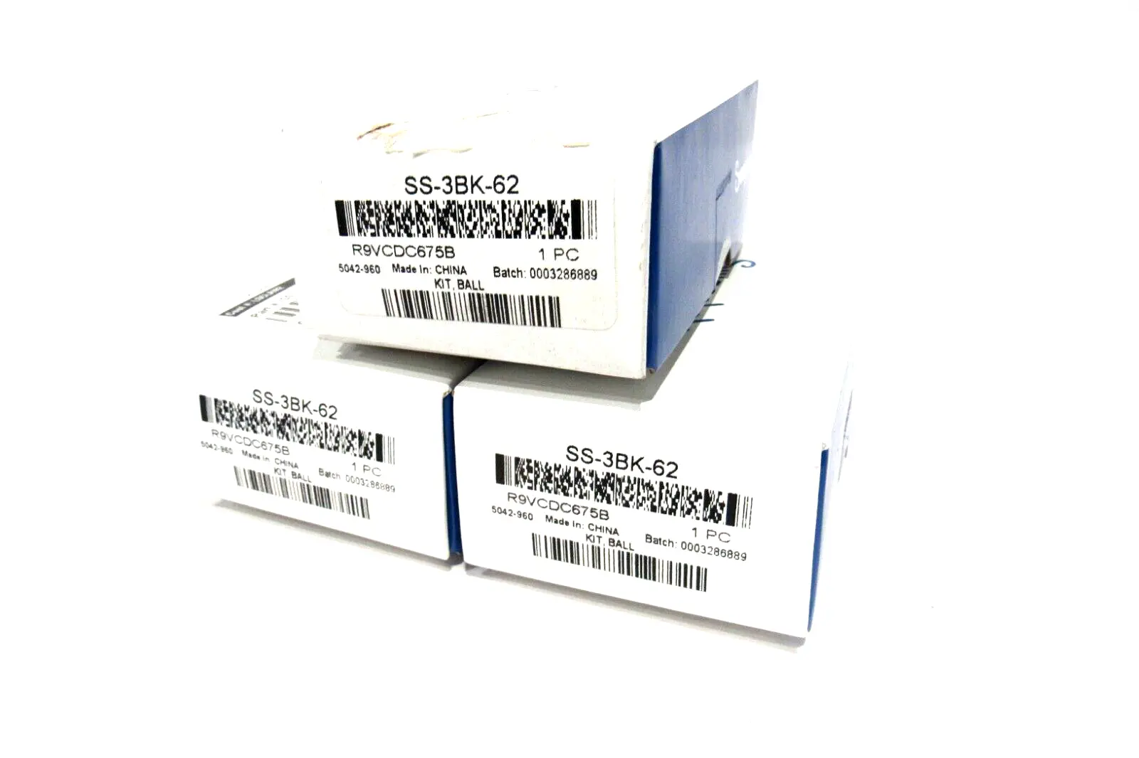 LOT OF 3 NEW SWAGELOK SS-3BK-62 REPLACEMENT BALL SS3BK62