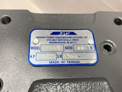 New | in-Stock IPTS IC60 Speed Reducers | Surplus Asset Holdings #1204374