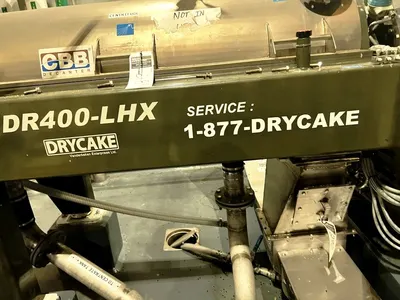 CBB CD 40I-SP sanitary decanter centrifuge, Duplex SS.