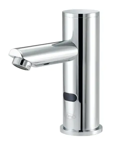 Krowne 16-654 Deck Mount Electronic Faucet - Single Hole, Straight Spout, Battery Operated