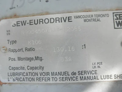 USED EURODRIVE K106