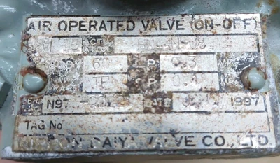 NEW Nippon Daiya Valve Co. LTD HN14N-08