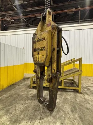 40 Ton Bradley Adjustable Telescoping Coil Lifting Grab Tongs
