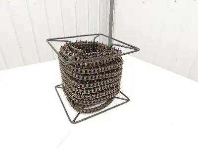 Peer 50R X100FT SP D-1 E2PIN Roller Chain #50 Riveted 100' Reel D-1 Attachment