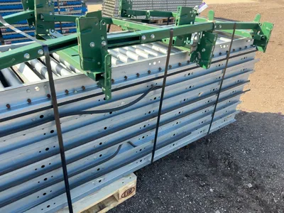 (8) 10’ Sections of Roller Conveyor, 24” wide, approx. 21.5” wide rollers, come with (8) adjustable ...