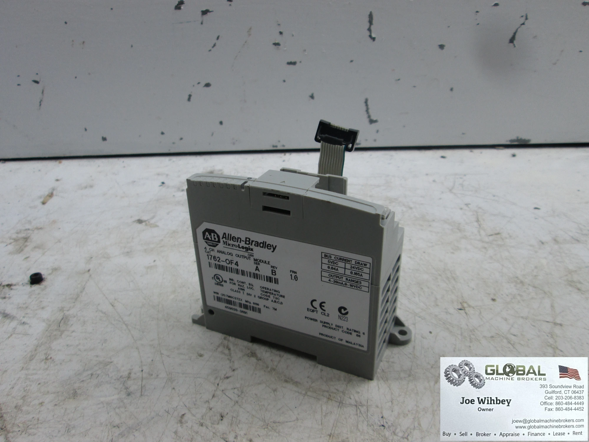 Allen Bradley 1762-OF4 Series A Micrologix Analog Output Module