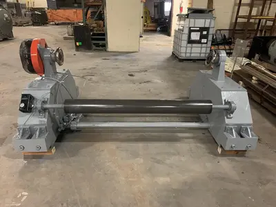 60" SHAFTED UNWIND STAND WITH EDGE GUIDE