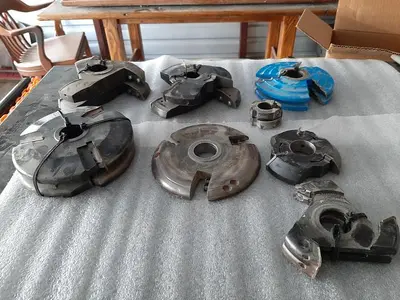 Shaper Cutter Heads, 1 1/4" Bore, Various Large Lot