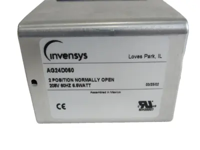 NEW INVENSYS AG24D060 ACTUATOR 208V 60HZ 6.5WATT