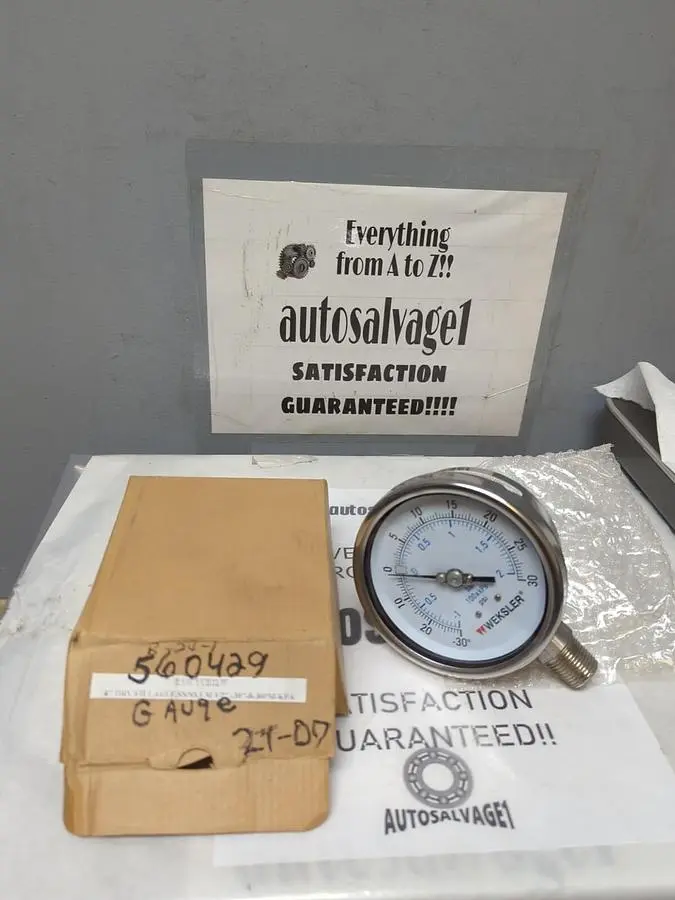New | in-Stock WEKSLER BACYCB2LW Universal Pressure Meters Ohio US | Surplus Asset Holdings #1238598