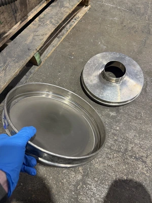used Vorti-siv with Volkman Powder Vacuum Loader