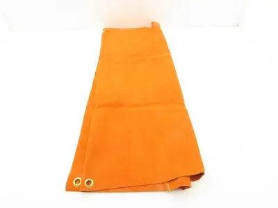 Cowhide Leather Welding Blanket Screen Curtain w/Eyelets 48" x 30"