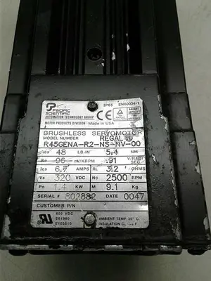 Used PACIFIC SCIENBTIFIC R45GENA-R2-NS-NV-00 Motors (misc) | ND Industrial Surplus #1222338