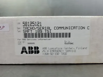 ABB SAFT 189 TSI (58125121) TACHO/SERIAL COMM. CARD. 3A