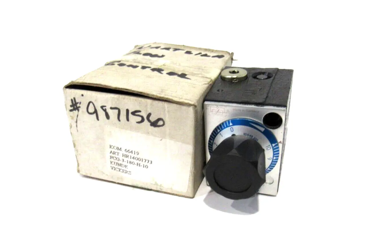 NEW VICKERS FCG-3-180-H-10 FLOW CONTROL VALVE FCG3180H10