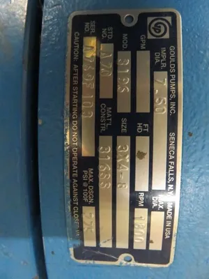 USED Goulds 3196 MTi