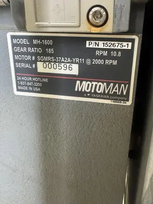 Used 2008 YASKAWA MOTOMAN EA1900N Robots Michigan US | RAB Industries, Inc. #305839