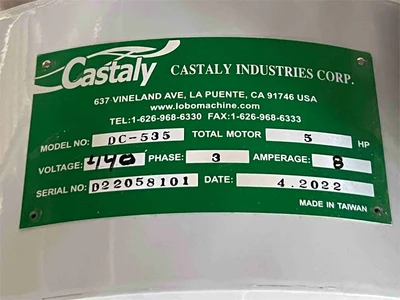 Used 2022 CASTALY DC-535 Dust Collectors California US | MachineryMax #1321444