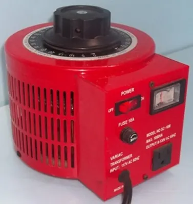 QTY. 1. VARIABLE VOLTAGE REGULATOR MODEL NO. SC-10...