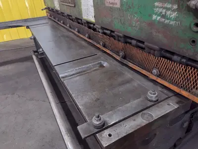 10' X 1/4" CINCINNATI MODEL #1810 MECHANICAL POWER SQUARING SHEAR: STOCK #19012