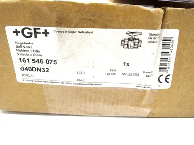 NEW GEORG FISCHER 161 546 075 BALL VALVE 546 DN32 161546075