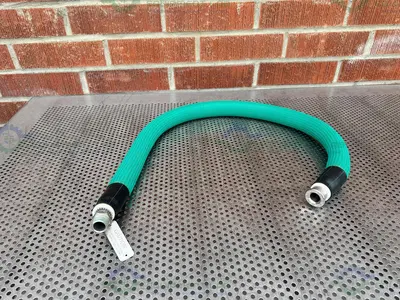 Used HUBER INSULATED CHILLER HOSE 48" W/ 1" THREADED FITTING TO KF40 Hoses California US | Equipment Lab #1287281