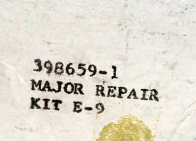 NEW STEWART WARNER 398659-1 MAJOR REPAIR KIT 3986591