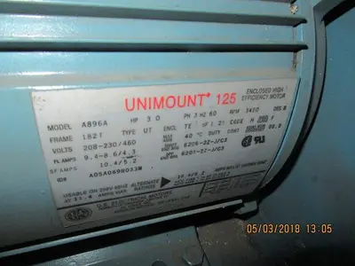 2530-550 Dustvent Cabinet Style Dust Collector, Model # 3-150