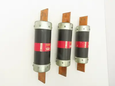 Bussman Fusetron FRS 600 Time Delay Fuse Dual Element 600A 600VAC Lot Of 3