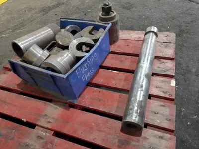 3" DROTT MOBILE HYDRAULIC BUSHING / TRACK PINS PRESS WITH TOOLING: STOCK #19036