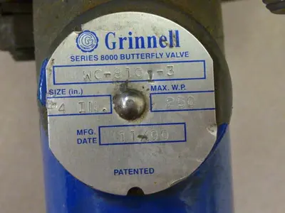 USED GRINNELL WC-8101-3-4IN