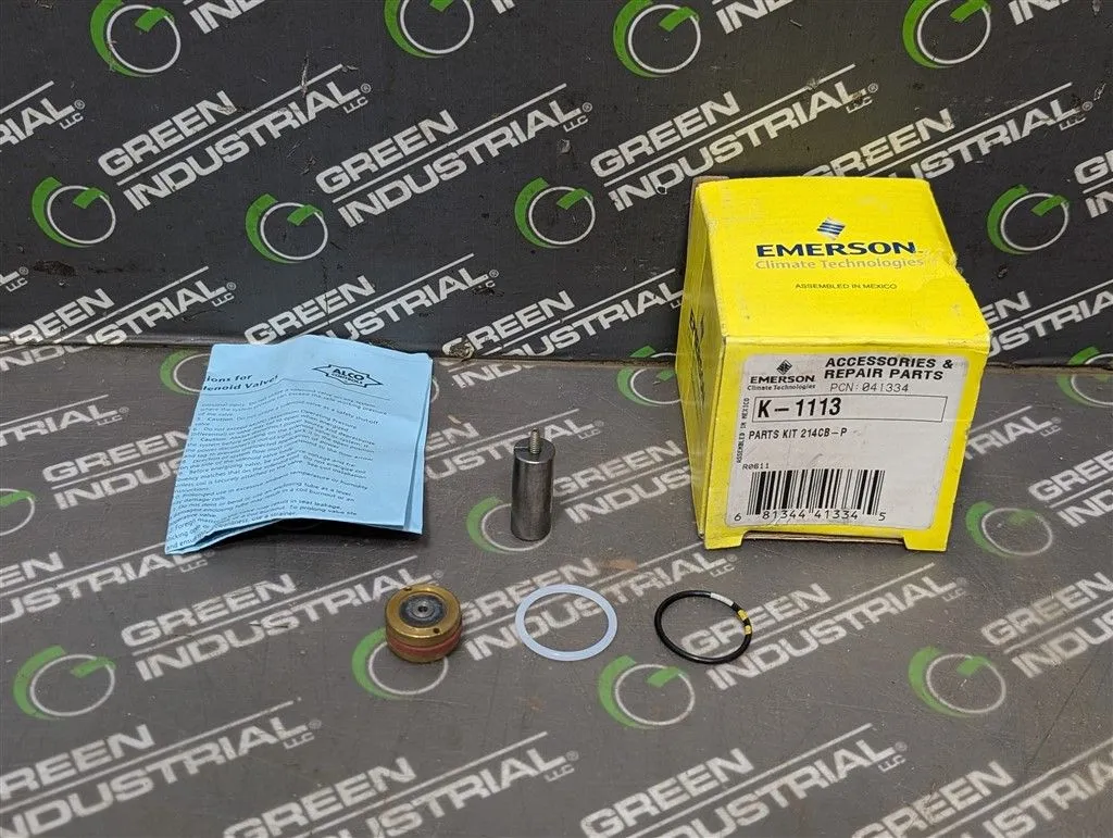Emerson K-1113 Solenoid Valve Repair Parts Kit 041334 for 214CB-P valves New NIB