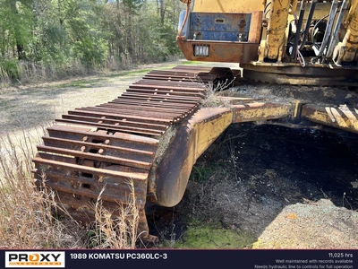 Used 1989 KOMATSU PC360LC-3 Crawler Excavators Louisiana US | Proxy Equipment #1377939