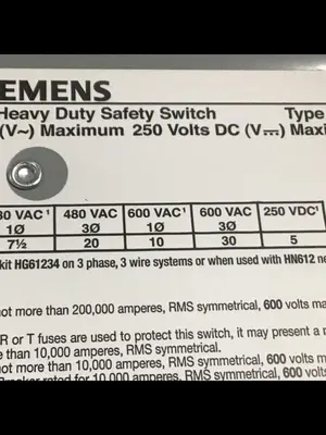 USED SIEMENS HNF361 VBII