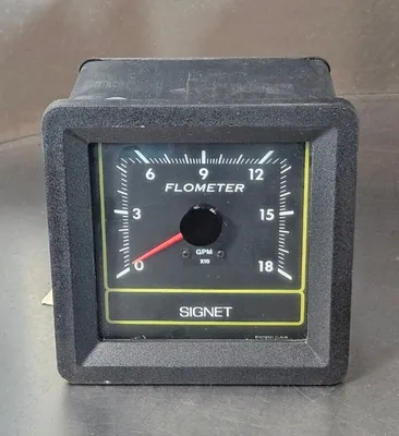 SIGNET INDUSTRIAL P50940-1 SELF POWERED ANALOG FLOMETER. Loc6F