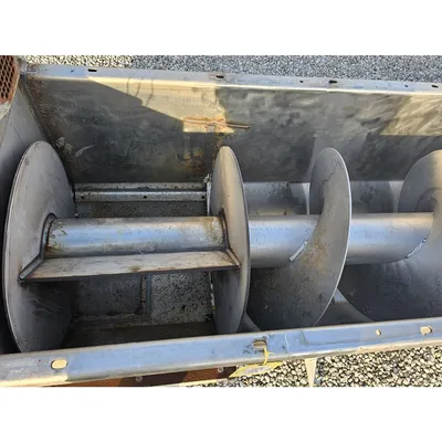 Used 23" dia. X 31' long Stainless Steel Industrial Screw Auger Conveyor