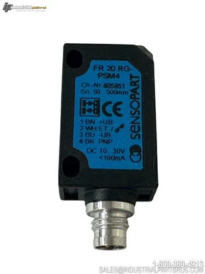 New | in-Stock SENSOPART FR 20 RG-PSM4 Photoelectric Sensors Kentucky US | Industrial Parts R Us Inc. #1352582