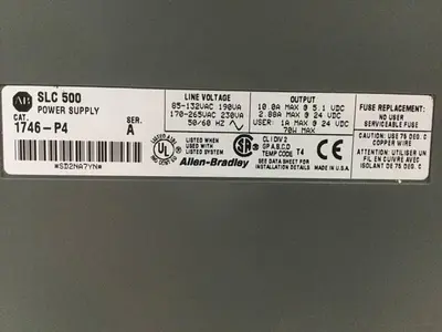 USED ALLEN BRADLEY 1746-P4 SER A
