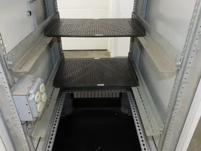 Hoffman Electrical Enclosure Server Rack Cabinet 19" ID Wide Air Cooled 76" H