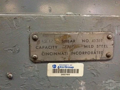 USED 1983 CINCINNATI INC 4SE12