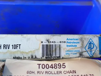 USED DIAMOND CHAIN COMPANY X1243010