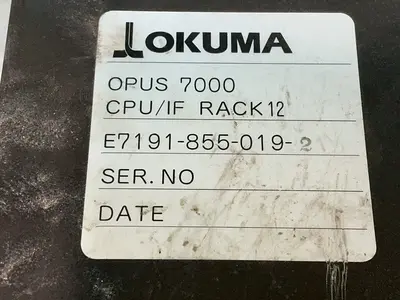 Used OKUMA E71918550192 PLC Chassis Ohio US | HGR 24 #1406185