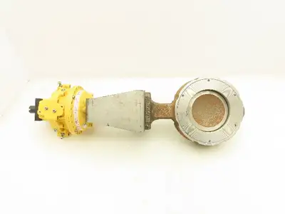 Crane Flowseal Stainless 4" Butterfly Valve w/Kinetrol Pneumatic Actuator